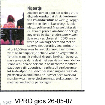 VPRO-gids over Rakelings